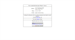 Desktop Screenshot of cauvin.org